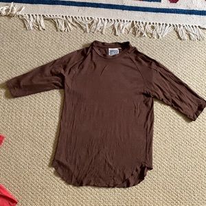 Jungmaven raglan 3/4 sleeve, NWOT